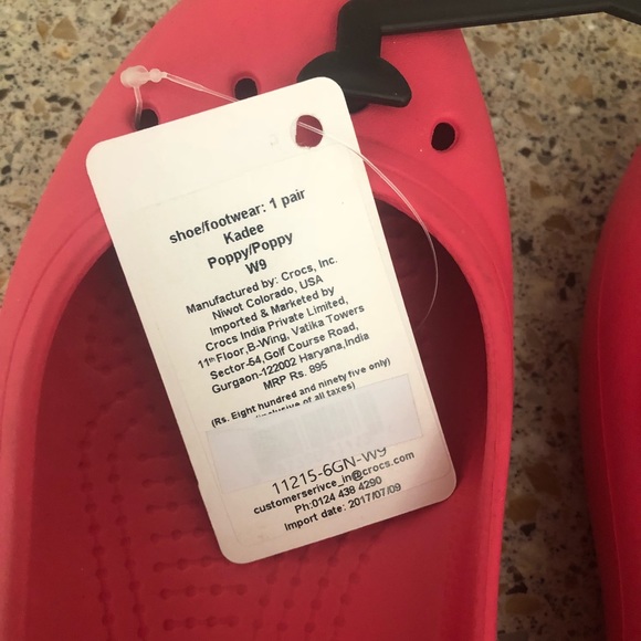 Crocs Kadee Poppy Red MaryJane Flats - Picture 4 of 7
